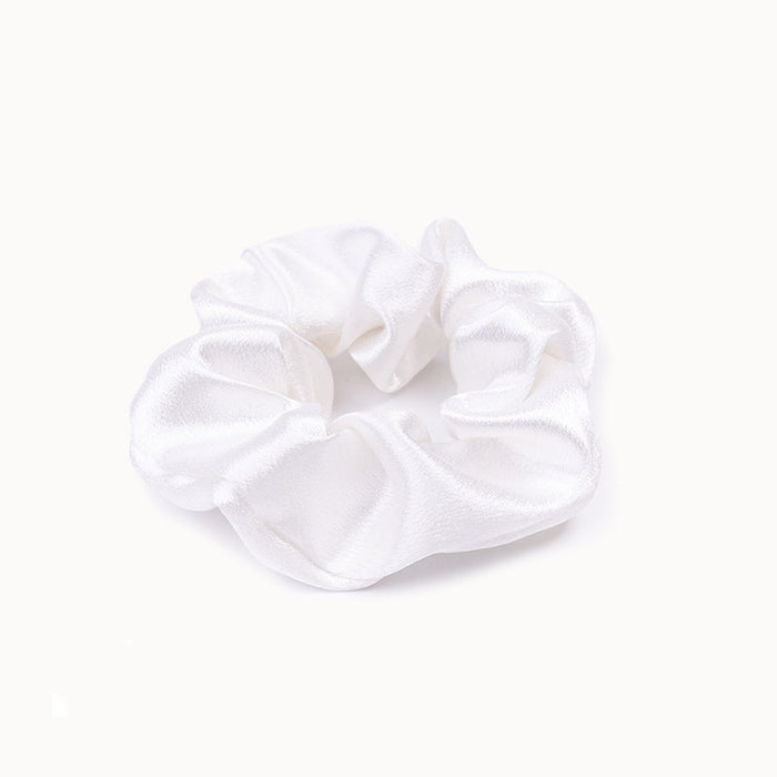 Women scrunchy hair band satin crunchies elastic hair ties shining girls fabric crystal silk satin scrunchies