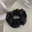 Super Soft Foldable Girls Elastic Hair Band Accessories Large Big XXL Faux Synthetic Pu Hair Ties Leather Scrunchie