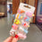 Cute small kids toddler barrettes ice cream rainbow princess unicorn hairclips set baby hair clips accessories silicon hair clip