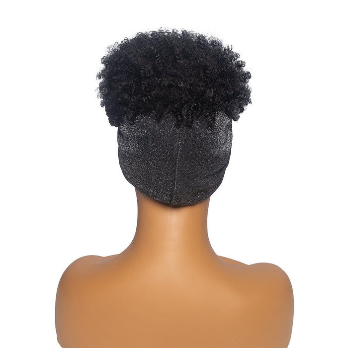 Hot Sexy Kinky Curly Wigs with Grey Headband