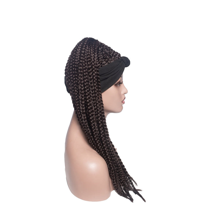 Hot Sexy Kinky Long Curly Braid Wig with Black Headband