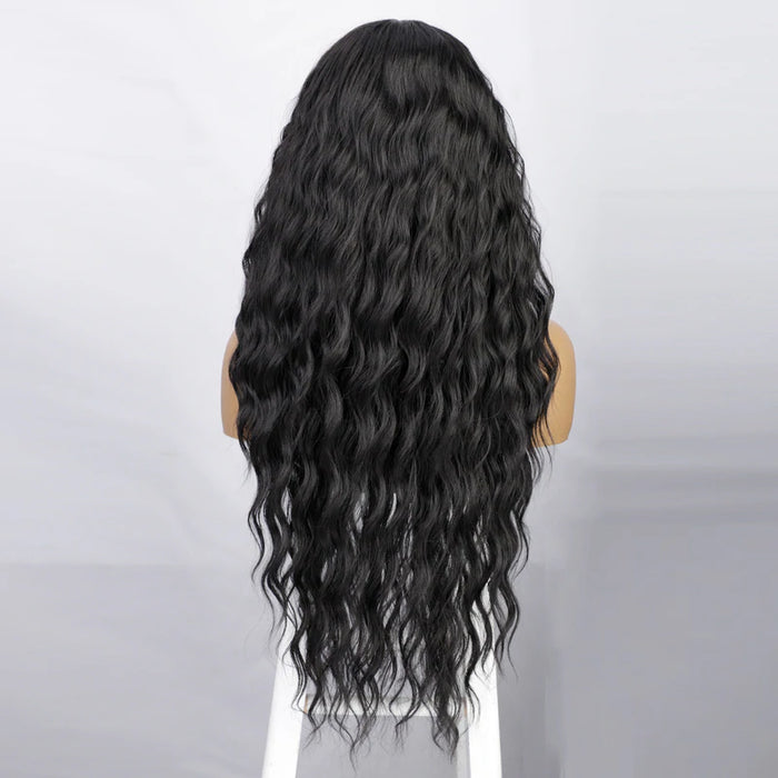 2021 Hot Black Curl T-Lace Front Wigs