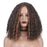 Ombre Blonde Short Kinky Curl Mini Lace Front Wigs