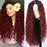 Long Curl Wig Natural Middle Point Heat Resistant Mini Lace Front Wigs