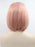 Pink Bob Synthetic Lace Front Wig