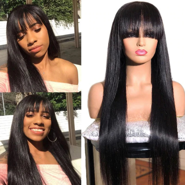 Hot Long Black Natural Wigs