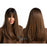 Synthetic Human Hair Wigs With Bangs