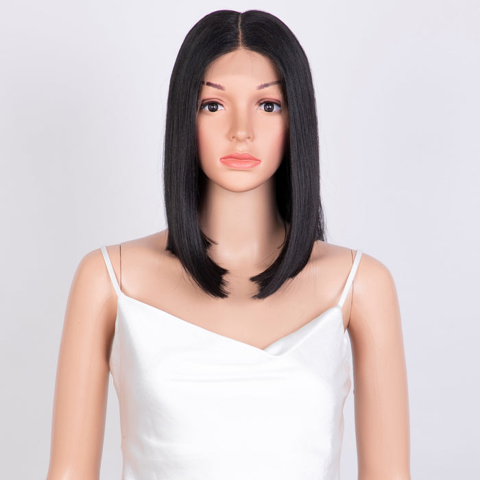 Short BOB Lace Synthetic Human Hair Wig