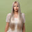 Lace Front T Part Synthetic  Human Hair Wig