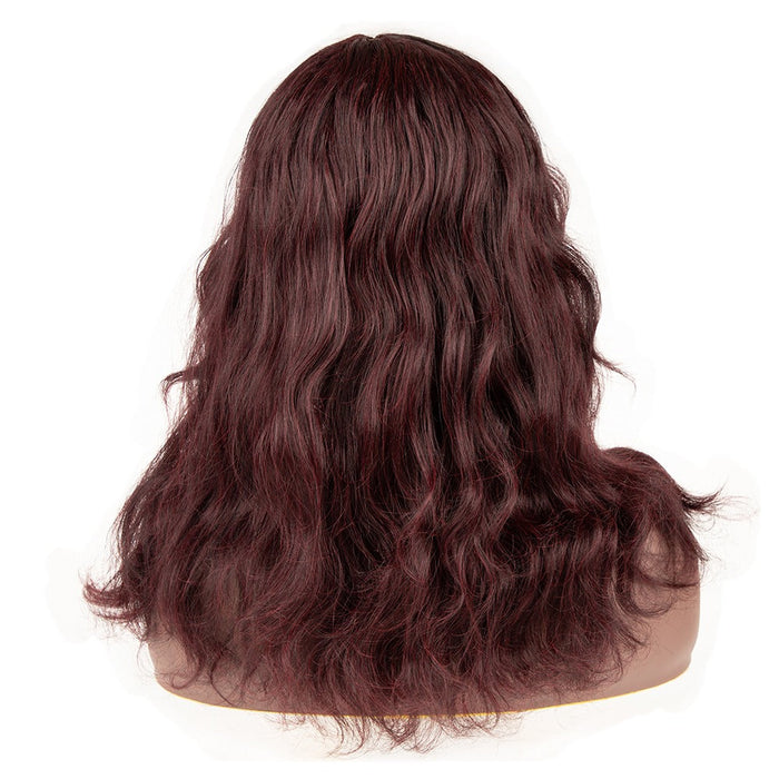 Long Wavy Synthetic High Temperature Human Hair Wig