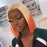 Ins Hot Ombre Blonde Pink Bob Mini Lace Wigs