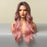 Synthetic Front Lace HD Brightness Human Hir Wigs