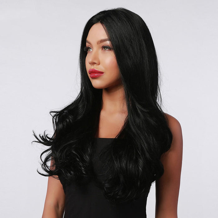 Long Body Wave Synthetic Lace Front Wig Human Hir Wigs