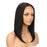 Front Lace Long Straight Human  Hair Wigs for Black Woman