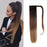 Synthetic Hair Ponytail Extension Gradient Ponytail Wig Drawstring Women's Ponytail Heat-resistant Fiber