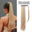 Long Straight Hair Synthetic Ponytail Gradient Ponytail Wig Hair Extension Ponytail