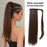 Long Straight Hair Synthetic Ponytail Gradient Ponytail Wig Hair drawstring ponytail for black women