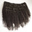 Afro kinky virgin clip in hair extensions 100% human hair