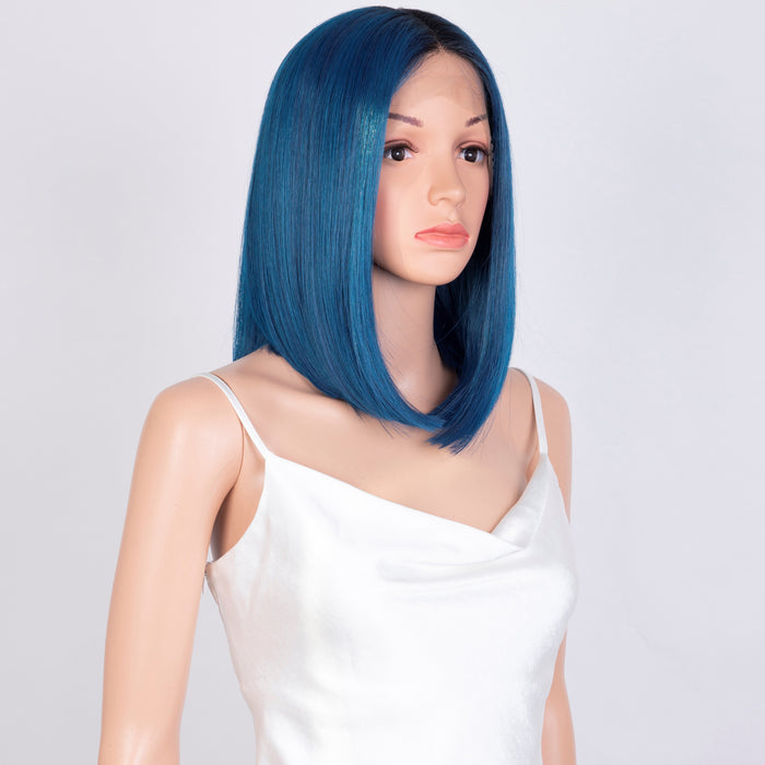 Short BOB Lace Synthetic Human Hair Wig