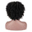 Synthetic Short Curly Without Lace Human Hair Wig