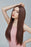 Hot Brazilian Long Straight T-Lace Front Wigs