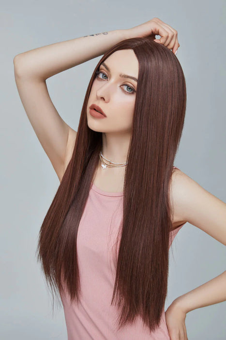 Hot Brazilian Long Straight T-Lace Front Wigs