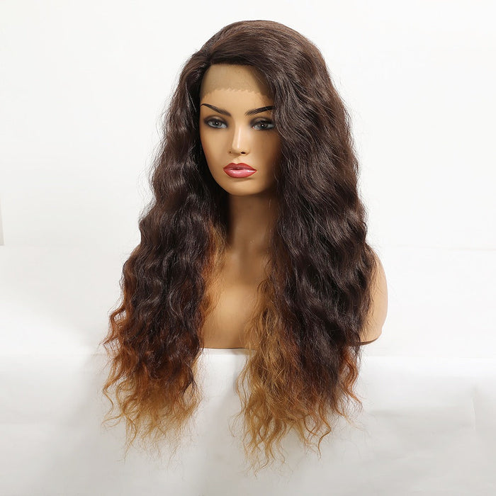 Long Lace Wavy Front Lace Swiss Human Hair Wig