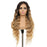 Temperature Front lace Long Curly Wavy Human Hair Wigs