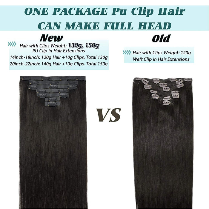 Best hot selling new products skin weft clip in hair extension