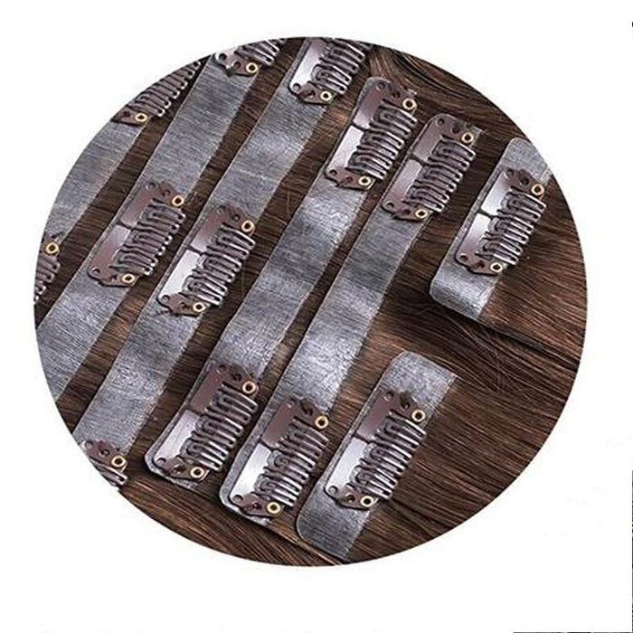 Best hot selling new products seamless skin weft clip in hair extension