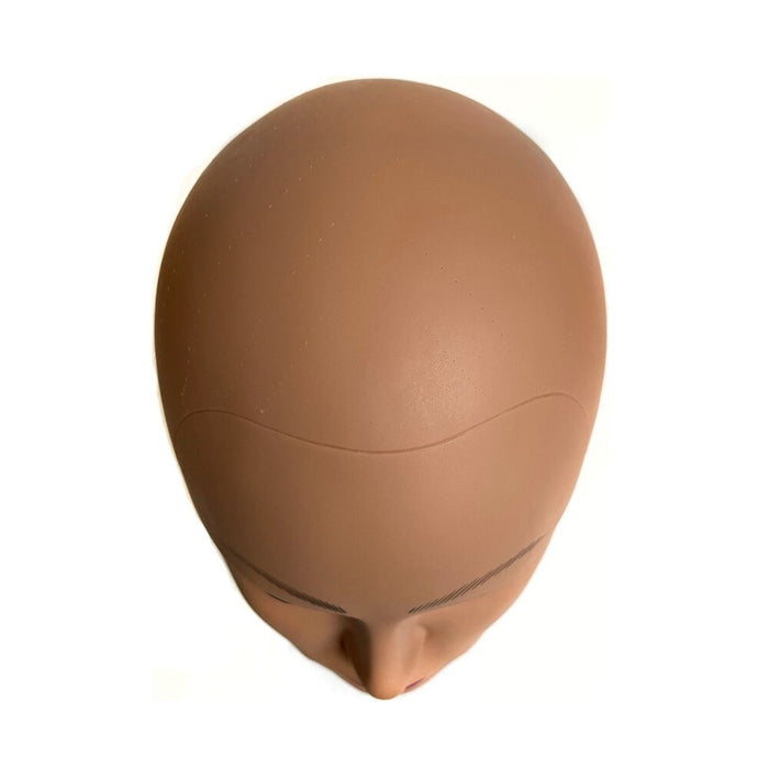 Black African Mannequin Head Without Hair For Making Wig Hat Display Cosmetology Head Female Dolls Bald Training Head