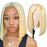 Short Blonde Bob Wigs 613 Straight Platinum Blonde Bob Wigs 6*6 Lace Bob Wig