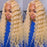 Blonde Wigs 613 Blonde Deep Wave Human Hair Wigs For Sale