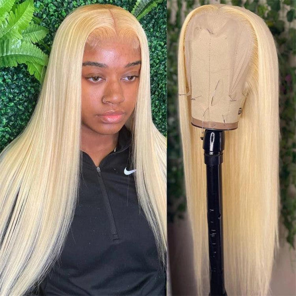 Blonde Wigs 613 Straight Hair 13*6 Frontal Wigs Human Hair Lace Front Wigs