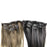 Human hair 10 colors can customize human clip in hair extensions