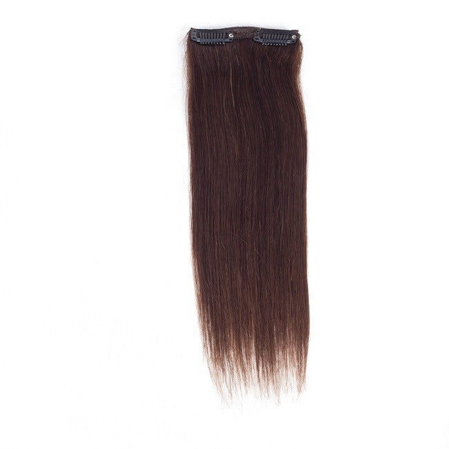 Human hair 18 clips seamless clip in hair extensions for thin hair