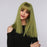 Medium Straight Synthetic Cosplay  Human Hair Wig