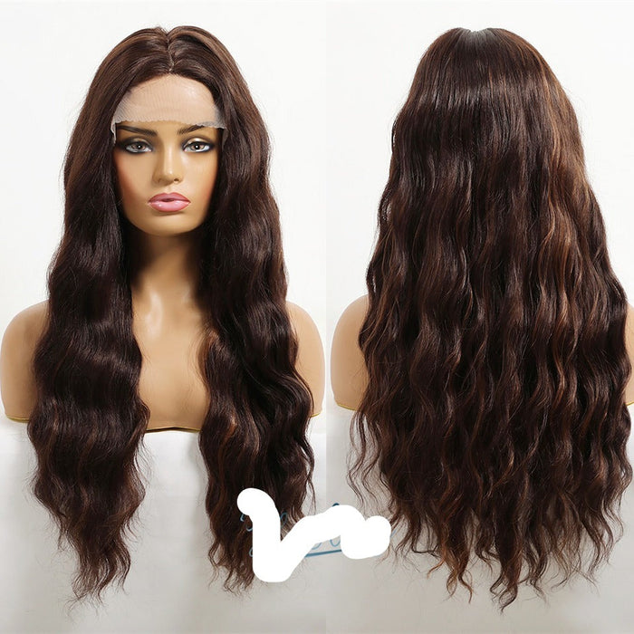 Long Wavy Lace Synthetic Heat Resistant Human Hair Wig