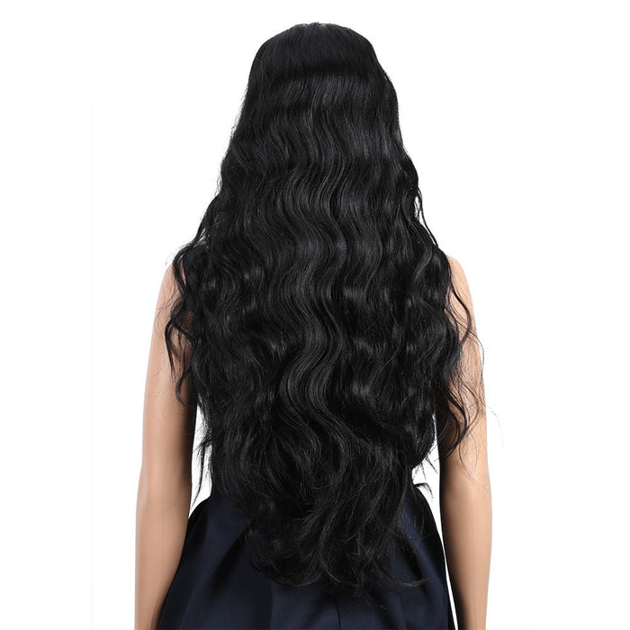 Long Curly Lace Front Hand Made Human Hair Wig