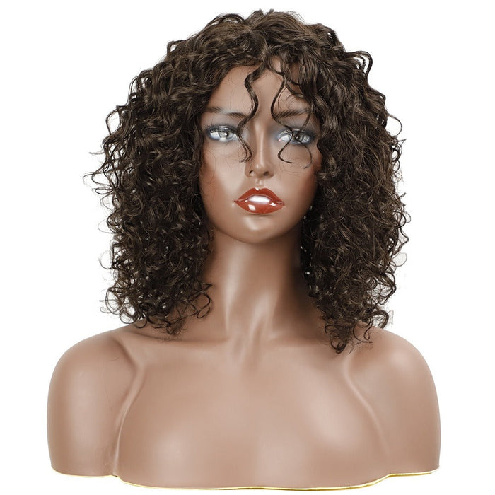 Natural Curly Deep Body Wave Human Hair Wig