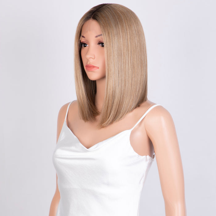 Short BOB Lace Synthetic Human Hair Wig