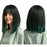 High Temperature Resistant Fiber Straight Human Hair Wig