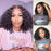 Lace Front Bob Wigs Curly Hair Short Wigs Affordable Curly Lace Front Wigs