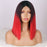 Ins Hot Ombre Blonde Pink Bob Mini Lace Wigs