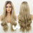 Medium Length Lace Synthetic Heat Resistant Human Hair Wig