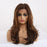 Long Wavy Synthetic Hair Lace Front Side Part Human Hair Wig