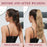 Dark Brown Curly Claw Clip Ponytail Hair Extension Synthetic Hairpiece with a Jaw