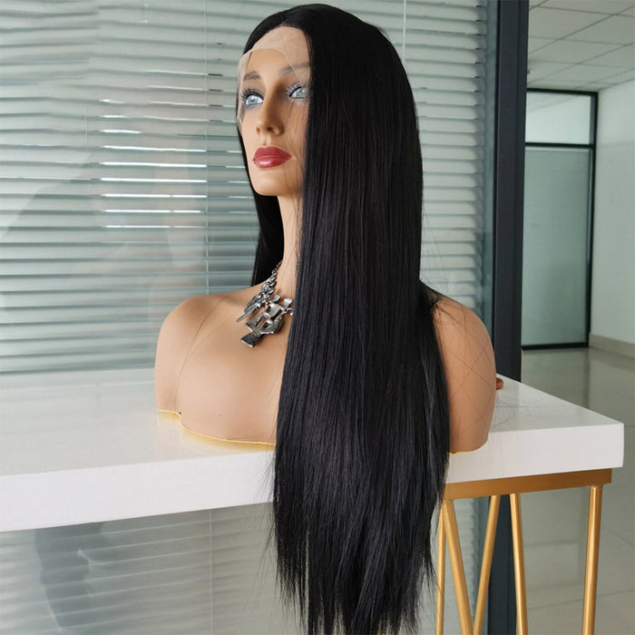 Straight Wave HD Transparent Lace Frontal Human  Hair Wigs