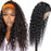 Water Wave Headband Wigs Human Hair For Black Women Human Hair Straight Headband Wig