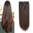 Triple quad weft claw clip in layer hair pieces extension double drawn